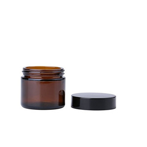 Wadah krim kosong kosmetik, baru kemasan 5g 10g 15g 20g 30g 50g bening frosted kosmetik jar amber glass mulut lebar - Product Image 5