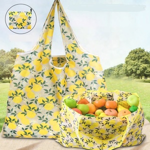 Bolsa de Compras Reutilizable de Poliéster y Nailon 190T, Promocional, Fácil de Llevar, Plegable, para Supermercado, con Impresión Personalizada, para Regalo - Product Image 3