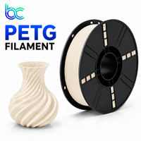 Filament PETG 1,75 mm, bobine de 1 kg, échantillon disponible, pack d'essai de filament pour imprimante 3D, 5 rouleaux assortis