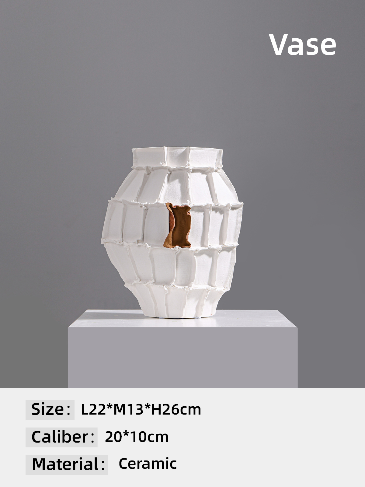 Vaso bianco