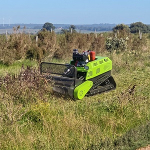 <span class=keywords><strong>Tondeuse</strong></span> Débroussailleuse Télécommandée à Essence Loncin 420CC 12HP pour l'Entretien des Terrains, des Gazonnages et le Débroussaillage des Sentiers, Largeur de Coupe 800mm, Fonction <span class=keywords><strong>Mulching</strong></span> - Product Image 4