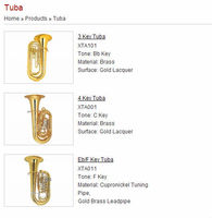 Brass Marching Tuba,Marching Band Instruments