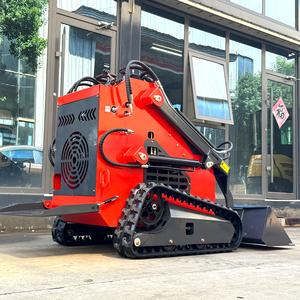 Miễn phí vận chuyển Trung Quốc các nhà sản xuất bán Kubota/Yanmar động cơ 1ton 1000kg Mini Skid chỉ đạo Bộ nạp với 4 trong <span class=keywords><strong>1</strong></span> xô - Product Image 1