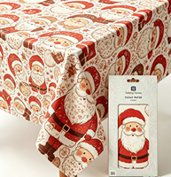 Grand rouleau de papier cadeau imperméable et recyclable à motif tête de renne de Noël marron pour emballages cadeaux de fêtes