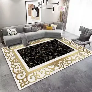 Les conceptions les plus populaires 2024 pour la chambre à coucher et la décoration de la maison 3d tapis et carpettes fabriqués à la machine pour le salon