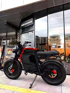 Motocicleta Eléctrica Vintage de Calle con Neumáticos Anchos, Todoterreno, para Adultos, con Doble Freno de Disco, para Viajes y Desplazamientos al Aire Libre, X11, Batería de Alta Capacidad - Product Image 6