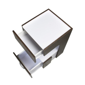 Carrello da Salone Moderno <span class=keywords><strong>di</strong></span> Lusso in Legno con 2 Ripiani Bianco per Saloni <span class=keywords><strong>di</strong></span> <span class=keywords><strong>Bellezza</strong></span> e Uso in <span class=keywords><strong>Officina</strong></span>, Carrello Porta Utensili Estetici Durevole - Product Image 4