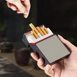Étui à cigarettes en métal de luxe avec briquet USB intégré, design original, boîte en étain étanche, logo <span class=keywords><strong>personnalisable</strong></span>, vente en gros - Product Image 5