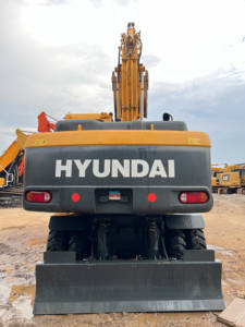 منتجات ساخنة حفارات مستعملة كوريا الأصلية هيونداي W حفارة ذات عجلات 21 طن Robex Excavadora حفار إطارات مجرفة 210w-9 - Product Image 5