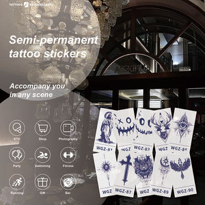 <span class=keywords><strong>Tatuajes</strong></span> Temporales Cruzados a Prueba de Agua para <span class=keywords><strong>Hombres</strong></span> y Mujeres, Adhesivos Decorativos para el Cuerpo, de Larga Duración, Seguros para <span class=keywords><strong>la</strong></span> Piel - Product Image 4