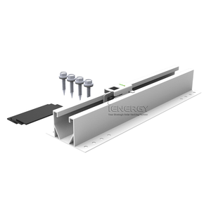 Accessoires de système de montage solaire PRIME Home Fitting : Mini-attaches de rail solaire modèle ING-SPR-4689 anodisées pour système solaire éolien 60m/s - Product Image 1