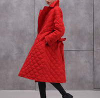 2024 haute qualité canard duvet d'oie plume femmes hiver col montant doudounes longue doudoune hiver Plaid femmes doudoune