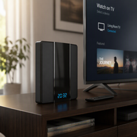 Boîtier TV Linux Amlogic S905X3 Quad Core, Lecteur Multimédia 4K WiFi, Décodeur Double Système, Horloge Numérique
