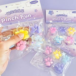 Juguete Antiestrés de Goma con Forma de Pata de Gato, Colorido, Mini, para Niños, Venta al por Mayor - Product Image 2