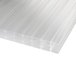 แผงหลังคาโพลีคาร์บอเนตใสสำหรับเรือนกระจกแผ่นพลาสติกกลวงผนังสองชั้นดีไซน์ทันสมัย - Product Image 2
