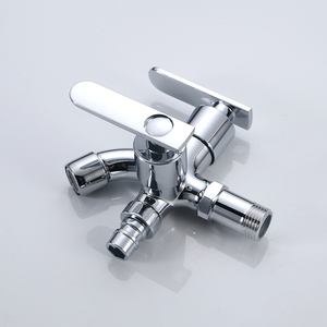 Grifo de Plástico Económico de Doble Uso con 2 Salidas para Lavandería Exterior, Disponible OEM/ODM - Product Image 2