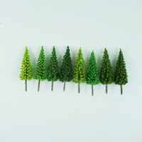 6cm Vert Pin Modèle Arbre Matériel Micro Paysage Simulation Arbre Modèle