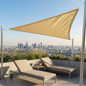 <span class=keywords><strong>Voile</strong></span> <span class=keywords><strong>d</strong></span>'<span class=keywords><strong>ombrage</strong></span> triangulaire robuste, protection UV à 95 %, auvent imperméable en HDPE pour terrasses et balcons haut de gamme - Product Image 6
