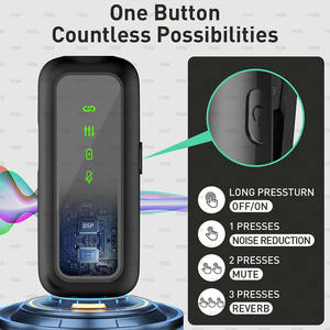 ไมโครโฟนไร้สายแบบหนีบเสื้อตัดเสียงรบกวน ไมโครโฟนขนาดเล็กสำหรับ Android พร้อมเคสชาร์จ สำหรับบันทึกวิดีโอ <span class=keywords><strong>Facebook</strong></span> TikTok YouTube - Product Image 2