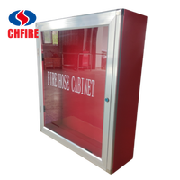 Armoire à Tuyau d'Incendie Flexible Personnalisée avec Porte en Verre Trempé, Construction en Acier au Carbone, Boîte d'Hydrant Mural pour Usage Commercial