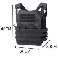 Gilet tactique J.SH 600D Oxford de haute qualité, gilet tactique JPC pour l'entraînement en plein air et les sports