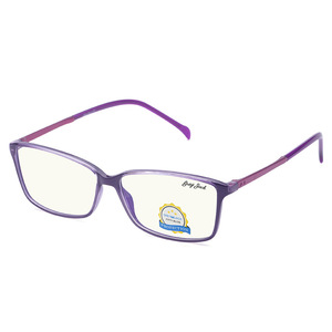 Lunettes carrées grises à monture métallique 5135, protection anti-lumière bleue, lunettes optiques unisexes - Product Image 4