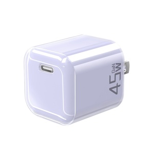 2025 Crystal Case 45W para Samsung Type-C Charger US EU Tecnología de carga rápida con PD3.0 QC3.0 Adaptador de cargador de teléfono móvil - Product Image 3