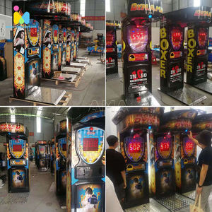 AMA Parque de Atracciones Probador de fuerza interior Punch Entrenamiento deportivo Arcade electrónico Máquina de juego de boxeo que funciona con monedas para adultos - Product Image 6