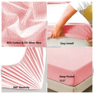 Draps de mise à la terre en tissu conducteur doux <span class=keywords><strong>pour</strong></span> un sommeil profond, une relaxation et un équilibre corporel - Product Image 3