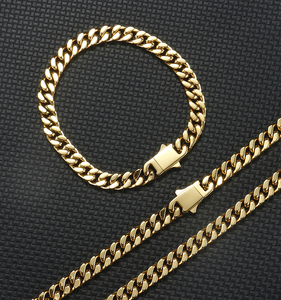 สร้อยคอแฟชั่นสไตล์ฮิปฮอปแบบหนา ทำจากสแตนเลสสตีล สำหรับผู้ชาย ปี <span class=keywords><strong>2022</strong></span> จากผู้ผลิตในจีน - Product Image 4