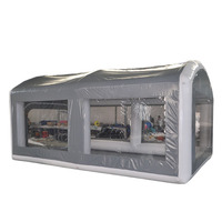 Tente de Garage gonflable Portable, usine personnalisée, prix bon marché, extérieur, abri d'auto gonflable, cabine de peinture en aérosol, tente à vendre