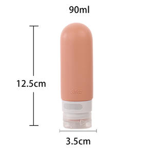 Botella <span class=keywords><strong>de</strong></span> Viaje Portátil <span class=keywords><strong>de</strong></span> 90/60 ml (3 oz), Mini Botella Recargable, Antiderrames, Vacía, <span class=keywords><strong>de</strong></span> Silicona, para Loción, <span class=keywords><strong>Gel</strong></span> <span class=keywords><strong>de</strong></span> Ducha - Product Image 4