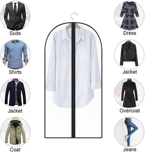 Vente en gros bon marché de sac de costume pour robe de mariée sac de robe de mariée sac de rangement avec impression de logo personnalisée - Product Image 5