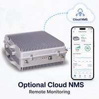 Amplificador de Señal 5G Tri-Banda de Alta Potencia 37dBm, Ganancia de 35dB, Sintonización DSP, IP65 para Exteriores, GSM LTE 900 1800 2100