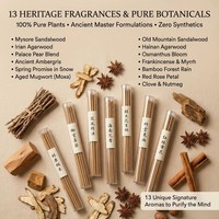 Ensemble complet de méditation avec brûleur d'encens en bois de santal, tapis en paille naturelle, bol chantant tibétain pour la guérison sonore du yoga, 13 cm/5 pouces