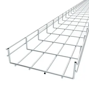 BESCA Galvanized Steel Electric Wire Mesh Cable Tray Duct System Outdoor Iron Wire Mesh Basket