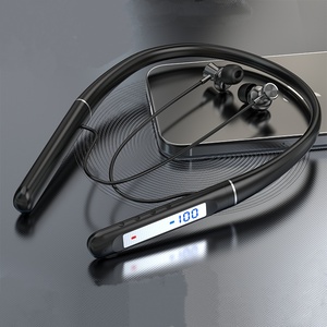 Earphone <span class=keywords><strong>Bluetooth</strong></span> Sport <span class=keywords><strong>Neckband</strong></span> Headphone Nirkabel Tahan Air Stereo Sejati <span class=keywords><strong>Headset</strong></span> Sport - Product Image 1