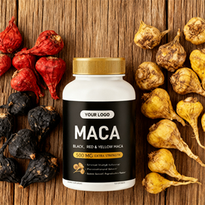 Maca-Ginseng-Kapseln für Männer Natürliche Energie Immununterstützung Magnesiumstearat 60-Kapseln-Formel Steigert Erwachsenen-Ausdauer Maca - Product Image 2
