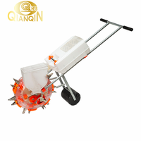 QQ nouveau produit main pousser cacahuète riz maïs semoir manuel Machine semoirs transparents équipement de plantation avec CE