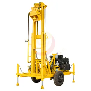 Hydraulic Water Drilling Machine 200m Borehole / South Africa Digging Wells Used Water Well Borehole Drilling Drill Rig Machine