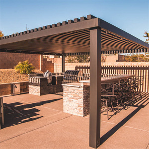 AS2047 TOMA Pergola de jardin extérieure en aluminium Pergola manuelle avec structure de <span class=keywords><strong>cartport</strong></span> économique Arche de mariage Application de balcon - Product Image 4
