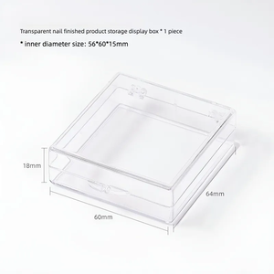 Boîte d'emballage d'<span class=keywords><strong>ongle</strong></span> à pression avec cadre flottant et logo personnalisé pour salon <span class=keywords><strong>de</strong></span> beauté et <span class=keywords><strong>de</strong></span> manucure Boîtes <span class=keywords><strong>de</strong></span> présentation pour <span class=keywords><strong>faux</strong></span> ongles - Product Image 4