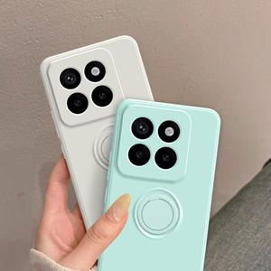 Position précise du trou Nouveau étui de téléphone portable à coque souple en silicone anti-chute et anti-dérapant avec support pour la série <span class=keywords><strong>5G</strong></span> - Product Image 1