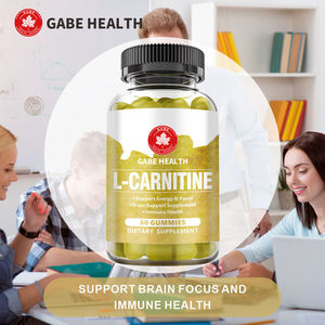 Gummies à la L-Carnitine : Favorisent le métabolisme des graisses et stimulent l'énergie quotidienne pour le sport – Pour hommes, femmes et adultes – Saveur orange naturelle - Product Image 2