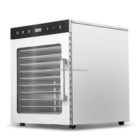 Snelle Verzending 8 Lagen Plantaardig Voedsel Dehydrator Elektrische Fruit Tomaat Droger Banaan Fruit Voedsel Dehydrator Machine