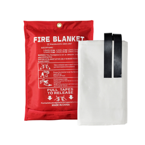 Couverture anti-feu en fibre de verre ignifuge de 1m x 1m, homologuée au Royaume-Uni, pour la maison et la cuisine - Product Image 1