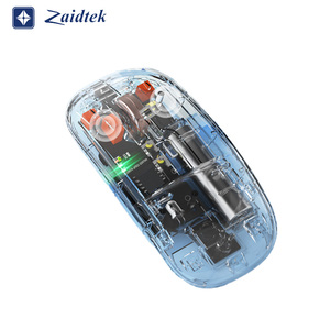 Souris de jeu ergonomique sans fil mini 2.4G+BT 5.0 avec rétroéclairage LED, haute résolution DPI, silencieuse et rechargeable pour téléphone/tablette/ordinateur - Product Image 2