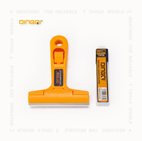Grattoir de nettoyage professionnel de 7 pouces - Outil de décapage de peinture pour vitres et de suppression d'adhésifs pour sols, idéal pour le nettoyage de chantier