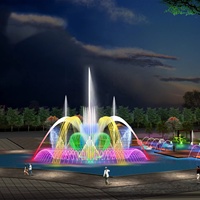 Fuente de Agua Artesiana con Efectos de Luz