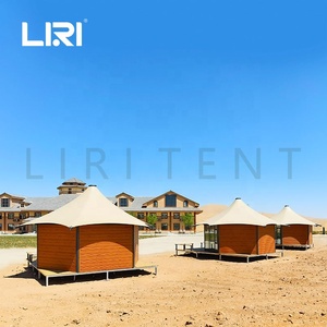 Çölde açık lüks büyük altıgen glasafari Safari otel çadırları - Product Image 4